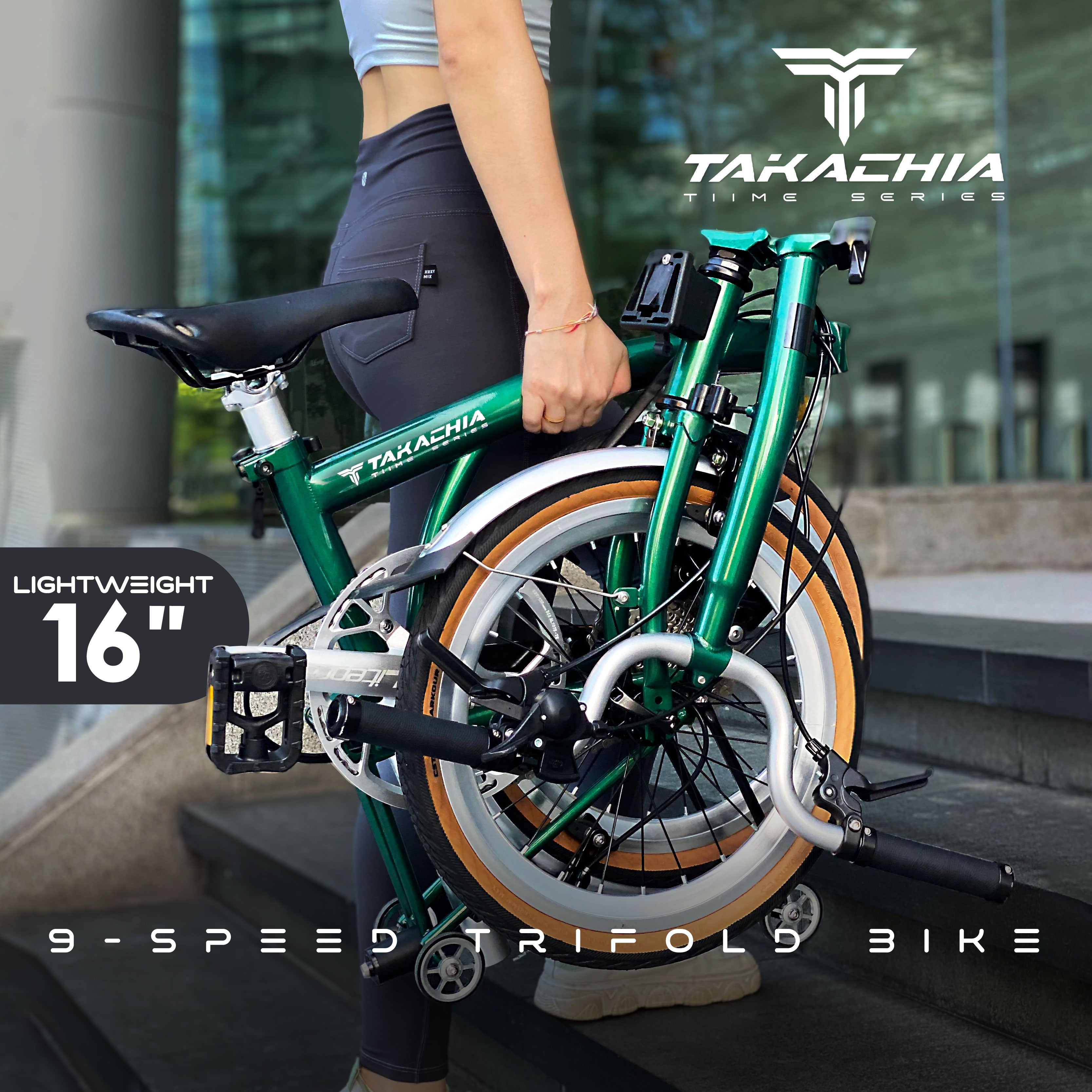 TAKACHIA® TIIME SERIES TRIFOLD BIKE - C16