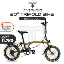 Load image into Gallery viewer, TAKACHIA® TIIME SERIES TRIFOLD BIKE - C20"