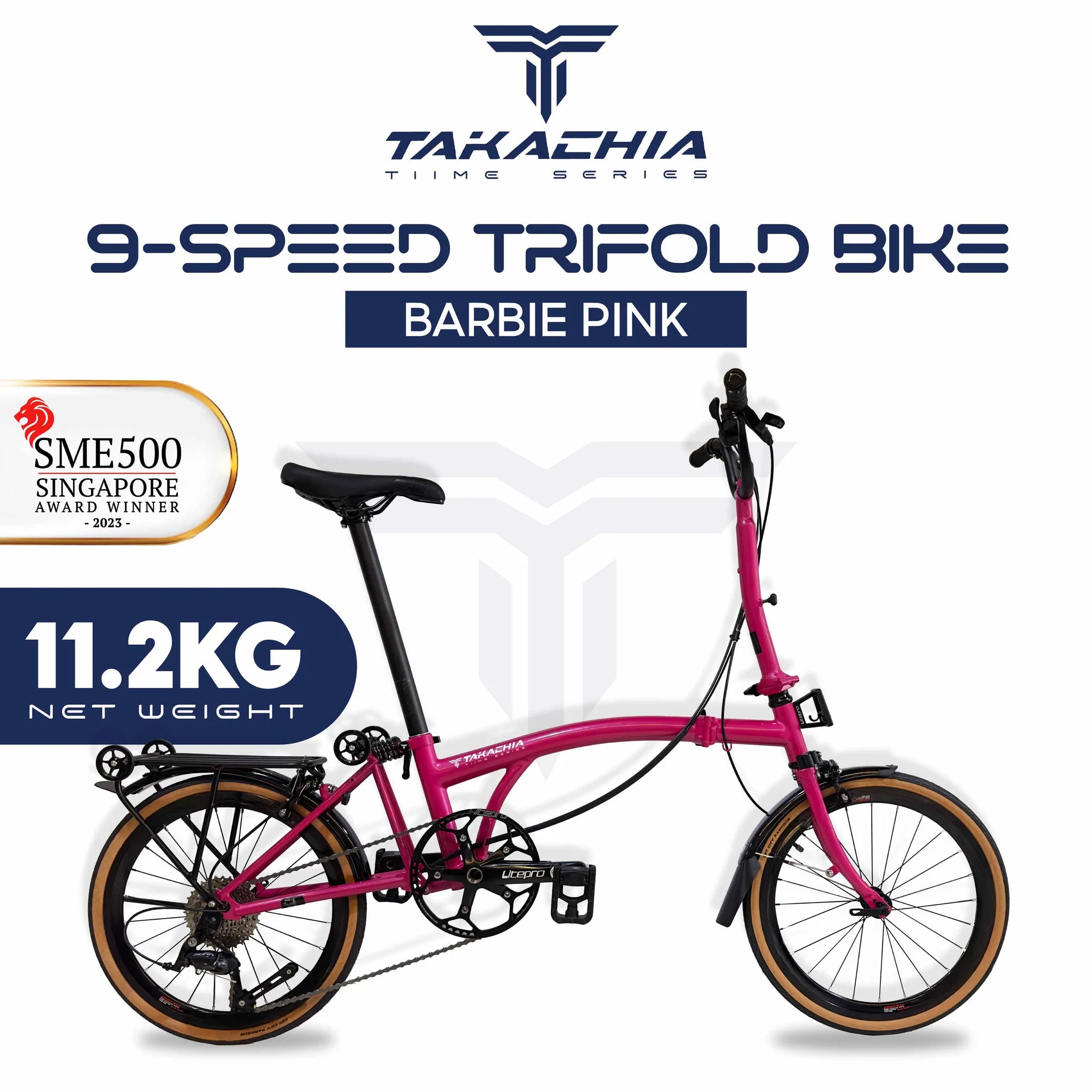 TAKACHIA® TIIME SERIES TRIFOLD BIKE - C16