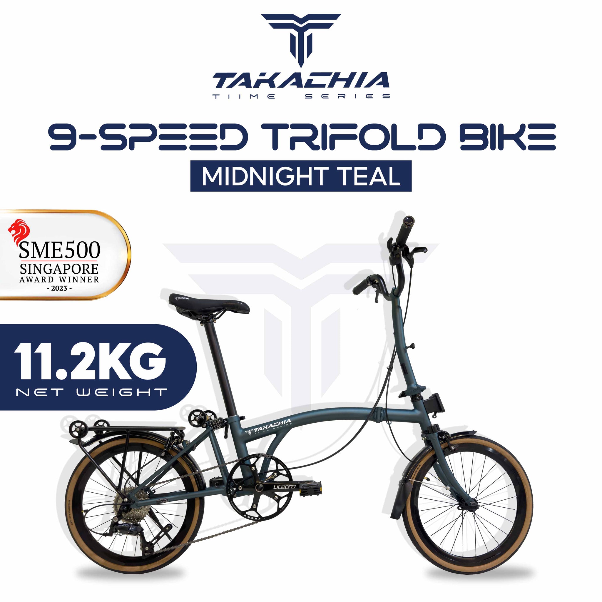 TAKACHIA® TIIME SERIES TRIFOLD BIKE - C16