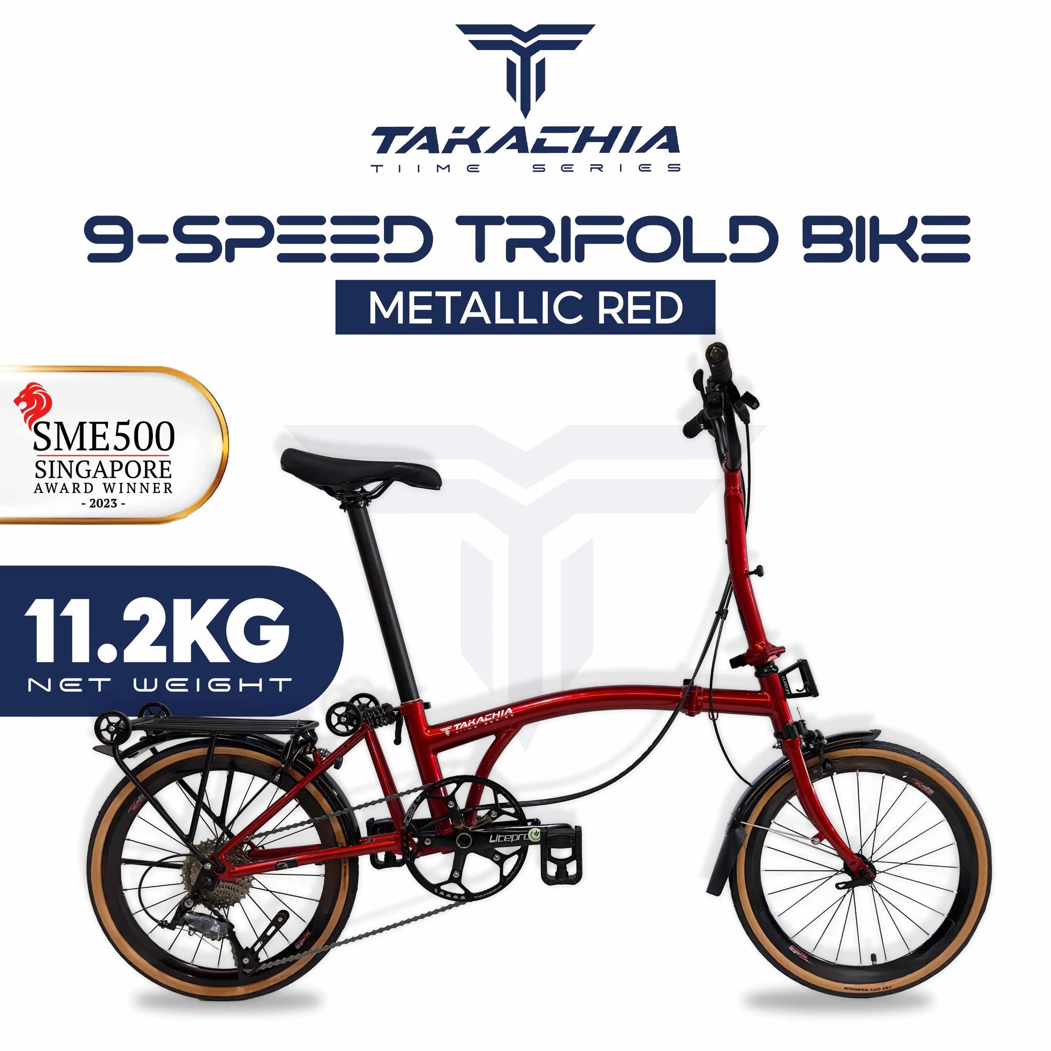 TAKACHIA® TIIME SERIES TRIFOLD BIKE - C16