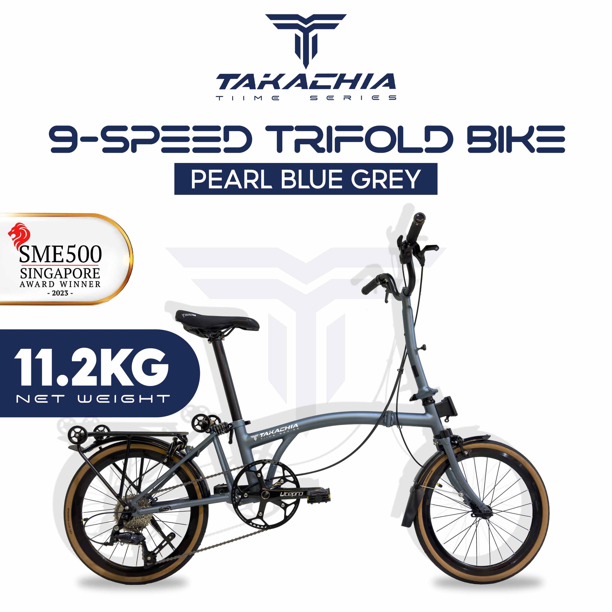 TAKACHIA® TIIME SERIES TRIFOLD BIKE - C16