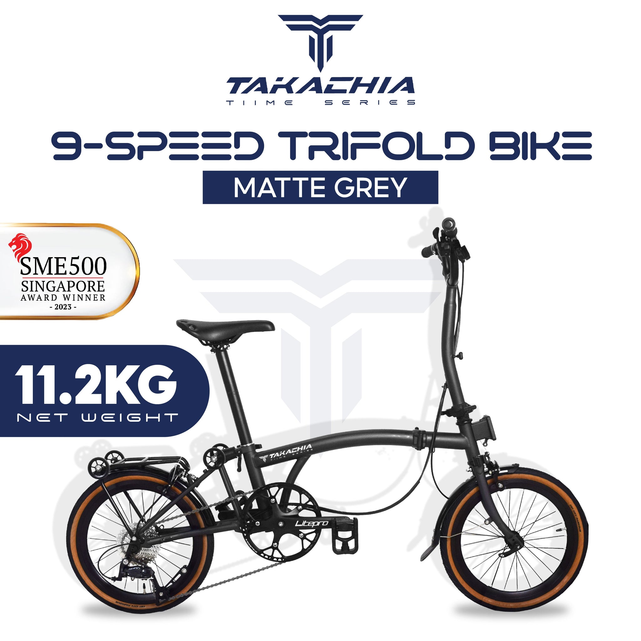 TAKACHIA® TIIME SERIES TRIFOLD BIKE - C16